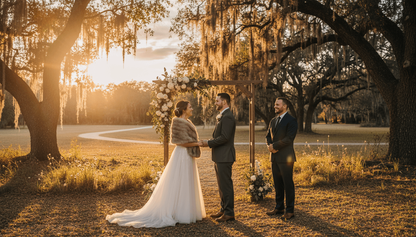 Wedding Ceremony at Winter Haven Venue
