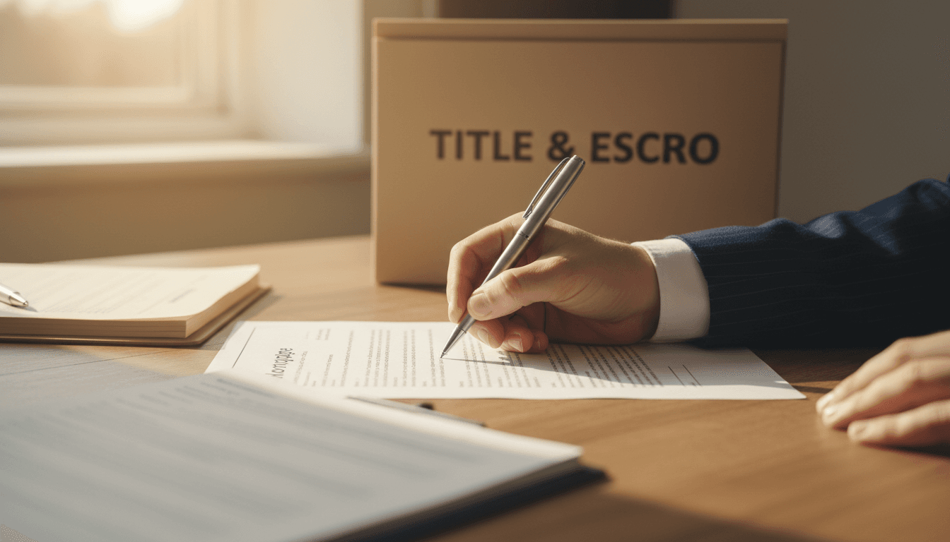 Loan signing agent processing mortgage documents with client